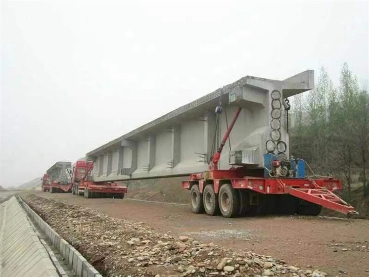 Transporting Beams Special Trailer